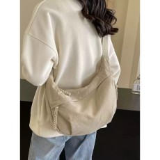 가벼운 천 크로와상백 만두 여성 반달 봇짐 가방 바디 크로스백 슬링백