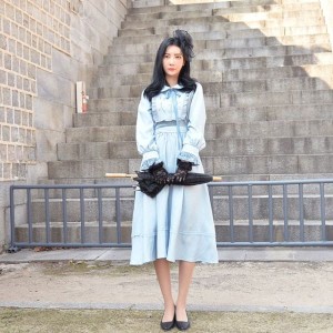 우아한 구르미 경성의복 개화기 의상드레스 옷 여성봄여름 레트로