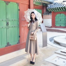 글렌 경성의복 개화기 의상촬영 코스프레 사진 체크 컨셉